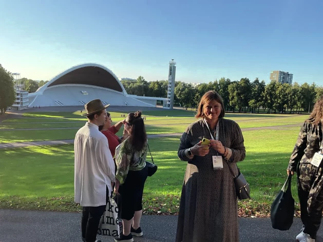 Otorinolaringologu konferencē Tallinā.