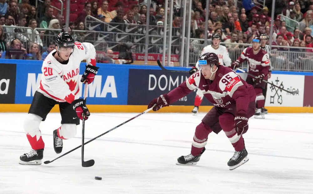 Pēc otrā perioda Latvija zaudē Kanādai ar 0:4