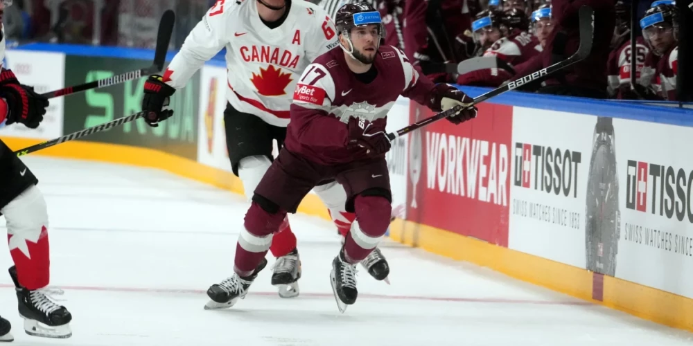 Чемпионат мира по хоккею: сборная Латвии проиграла Канаде со счетом 0:6