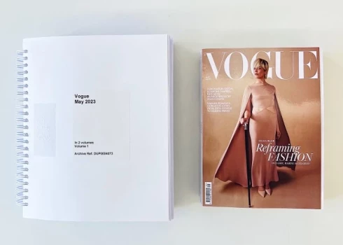 Впервые в истории: британский журнал Vogue выпустил номер, написанный шрифтом Брайля