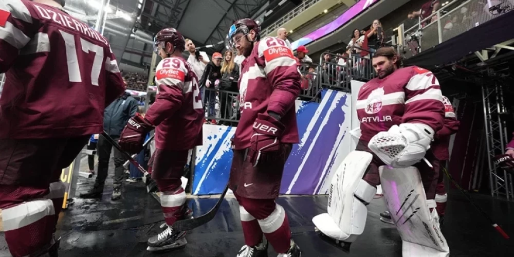 Важный матч для сборной Латвии по хоккею со Словакией в борьбе за выход в четвертьфинал
