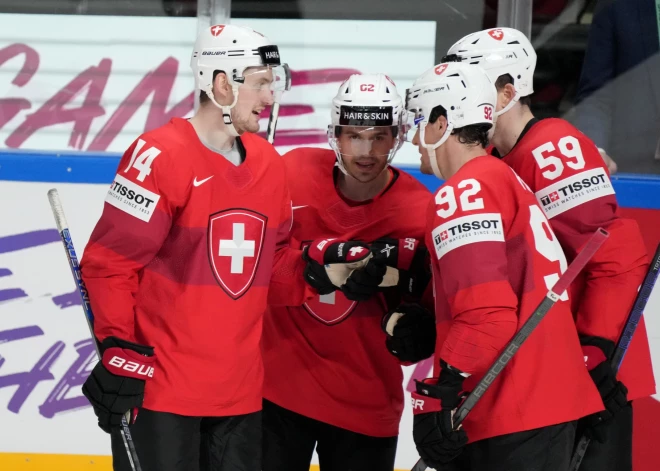 Pasaules hokeja čempionāta spēle starp Šveices un Slovēnijas valstsvienībām ''Arēnā Rīga''.