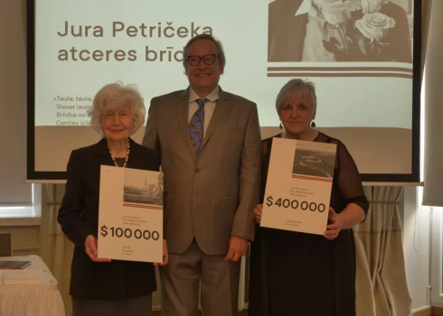 Jura Petričeka atceres brīdis.