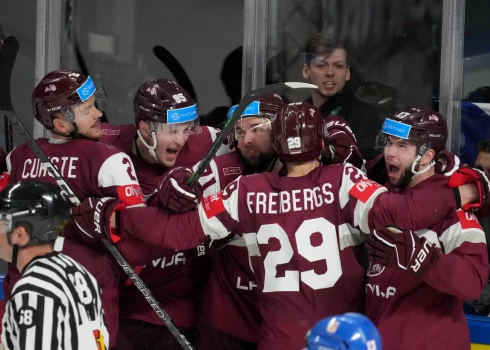 Это победа! Сборная Латвии по хоккею обыграла сборную Чехии