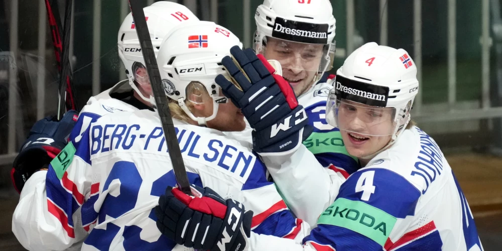 Rīgā norvēģi pārspēj slovēņus, bet Tamperē uzvaras laurus plūc Dānija