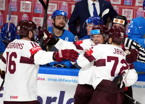 Pasaules hokeja čempionāta spēle starp Latvijas un Kazahstānas valstsvienībām ''Arēnā RĪga''.