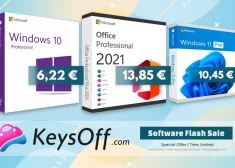 Kur var iegādāties oriģinālo Microsoft Office 2021 tikai par 13,85 €? Visas Keysoff programmatūras izpārdošanas atlaides!