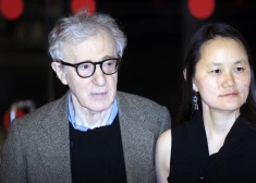 Vudijs Allens ar sievu