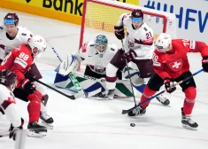 Они сделали это! Сборная Латвии на ЧМ-2023 по хоккею победила лидера группы - команду Швейцарии