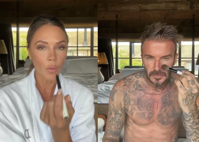 Как похоже! Дэвид Бекхэм развеселил поклонников видео, на котором спародировал жену