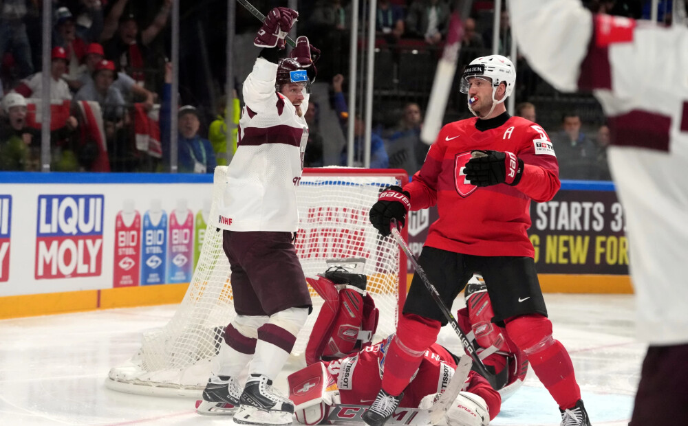 VIDEO: Latvijas dramatiskā un aizraujošā spēlē uzvar Šveici un iekļūst ceturtdaļfinālā