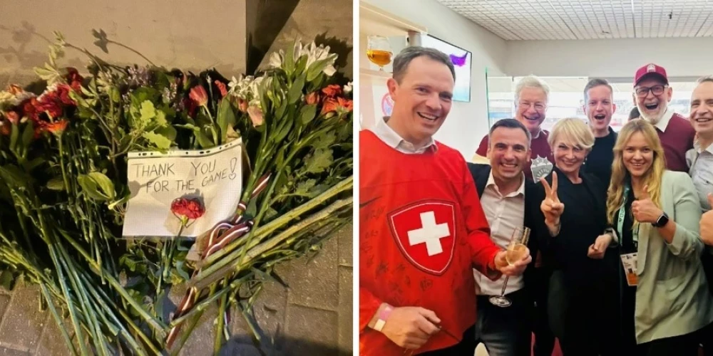 "Захватывающий триллер и невероятные болельщики!": посол Швейцарии поздравил Латвию с исторической победой на ЧМ-2023