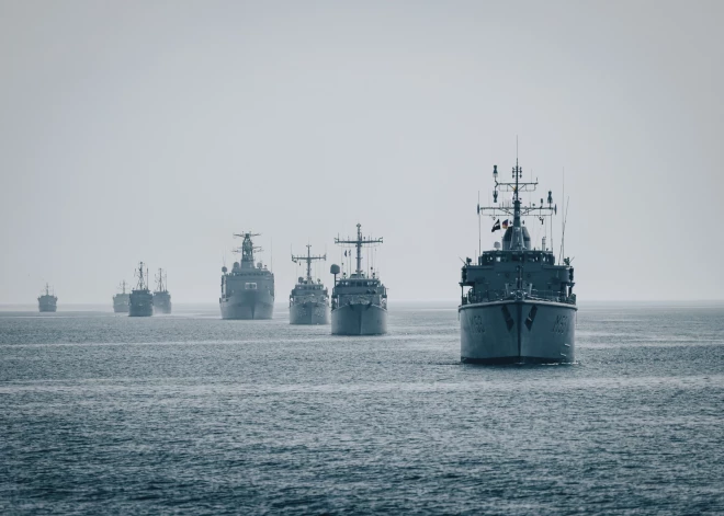 25.05.2023. Ventspils, Latvija. Baltijas jūras Latvijas teritoriālajos ūdeņos notiek starptautiskās militārās mācības “Open Spirit 2023”. Foto: Armīns Janiks (Aizsardzības ministrija)