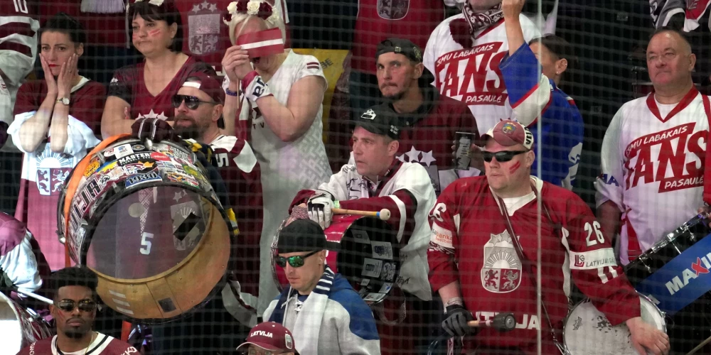 Somi sašutuši: hokeja atmosfēru Tampere piedzīvo tikai pēc viņu izlases izstāšanās, jo tagad šeit ir latvieši