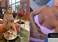 Ольга Орлова показала складки на животе.