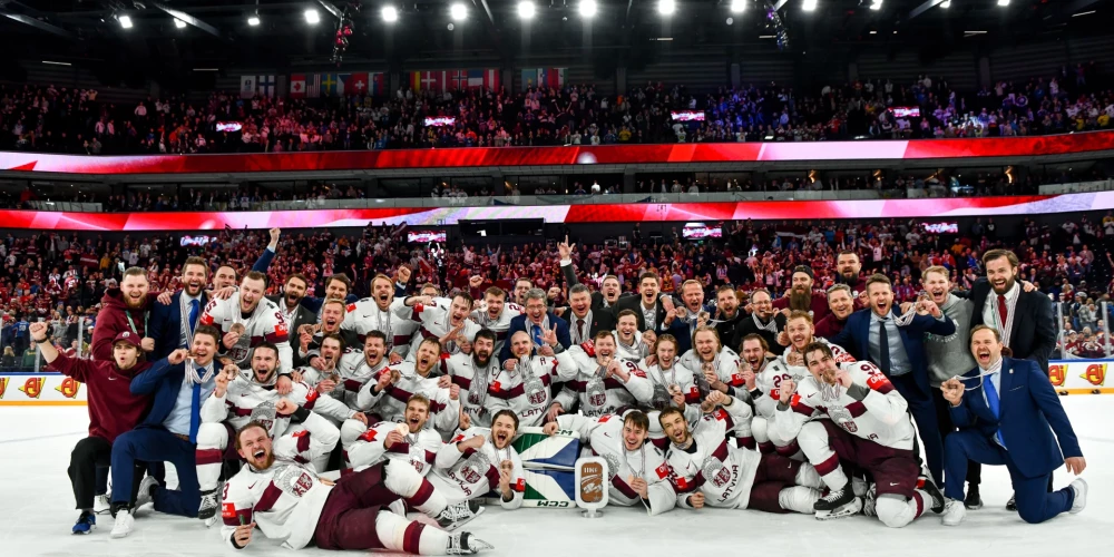 Par godu Latvijas hokejistu vēsturiskajam panākumam pirmdiena būs brīvdiena?