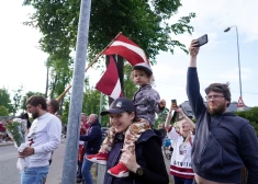 По оценке полиции, празднование победы сборной Латвии на ЧМ по хоккею прошло спокойно