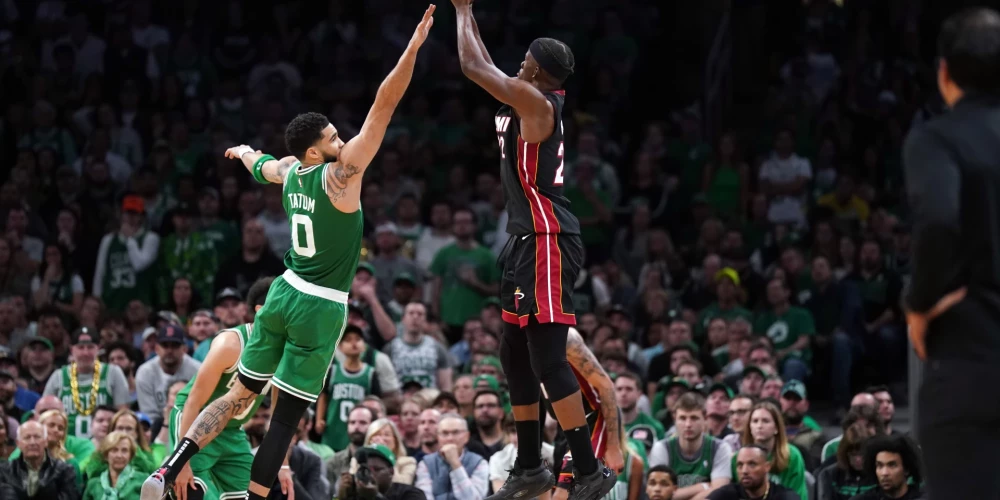 Batlers un "Heat" neļauj "Celtics" kļūt par pirmo komandu NBA vēsturē, kas atspēlējusies sērijā no 0-3