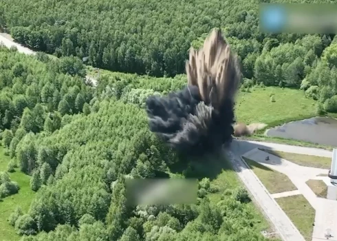 У монумента "Три сестры" на границе России, Беларуси и Украины произошел взрыв