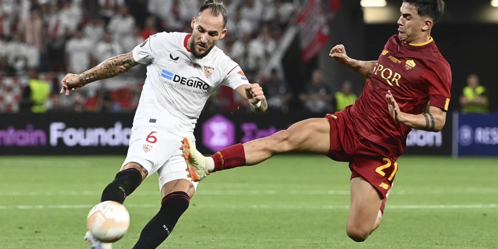 "Sevilla" futbolisti kļūst par UEFA Eiropas līgas čempioniem