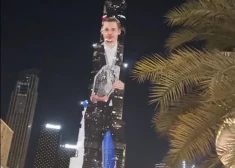 Šilova foto projicē uz pasaulē augstākās ēkas Dubaijā? Vai tā varētu būt patiesība?