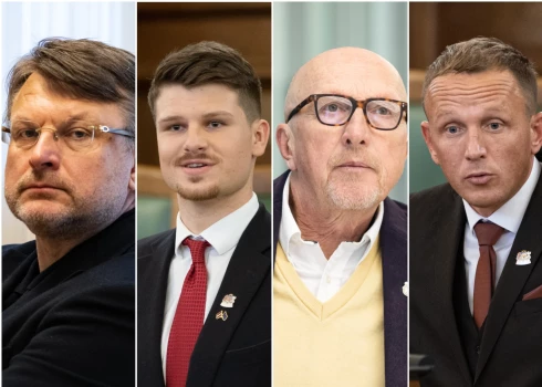 14. Saeimā no saraksta "Latvija pirmajā vietā" tika ievēlēti divi pašmāju politikas veterāni ar saviem dēliem. Tā nu parlamentā tagad sēž gan kādreizējais ministrs Ainārs Šlesers ar dēlu Ričardu,gan bijušais premjers Vilis Krištopans ar dēlu Kristapu.