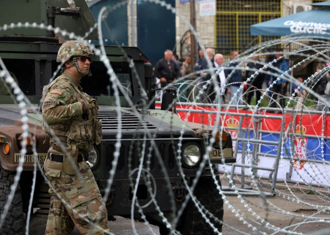 NATO papildspēki ierodas Kosovā, lai savaldītu nemierniekus