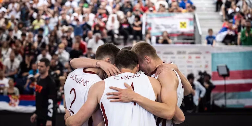 Latvijas 3x3 basketbolisti par Pasaules kausa bronzu pretendē uz valsts prēmijām