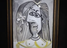 Картина Пикассо позднего периода "Женский бюст" (Buste de Femmes). (Фото: скриншот видео)