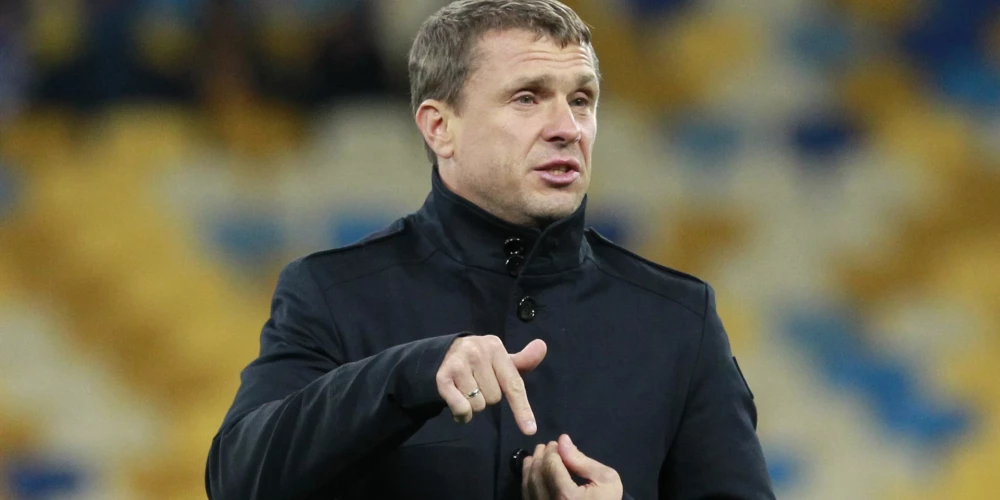 Ukrainas futbola izlasi vadīs Rebrovs