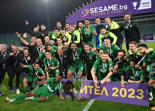 "Ludogorets" 12. reizi pēc kārtas kļūst par Bulgārijas čempioniem futbolā 