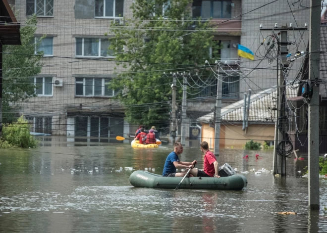 Ukraina un ANO vienojas par cilvēku evakuāciju no krievu okupētā Dņepras kreisā krasta