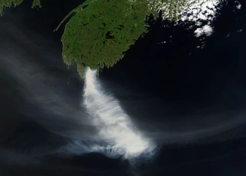 Дым от масштабных пожаров в Канаде скоро достигнет Норвегии