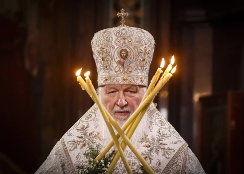 Krievijas pareizticīgo baznīcas patriarhs Kirils. 