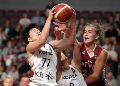 Latvijas basketbolistes pārliecinoši uzvaru dienvidkorejietes