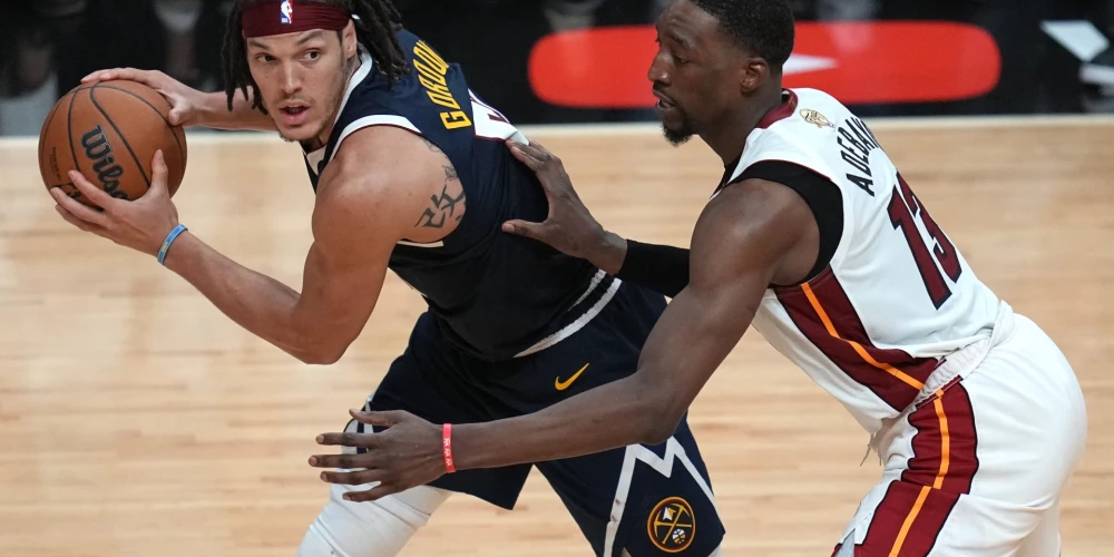 Denveras "Nuggets" nonāk uzvaras attālumā no pirmā NBA čempiontitula