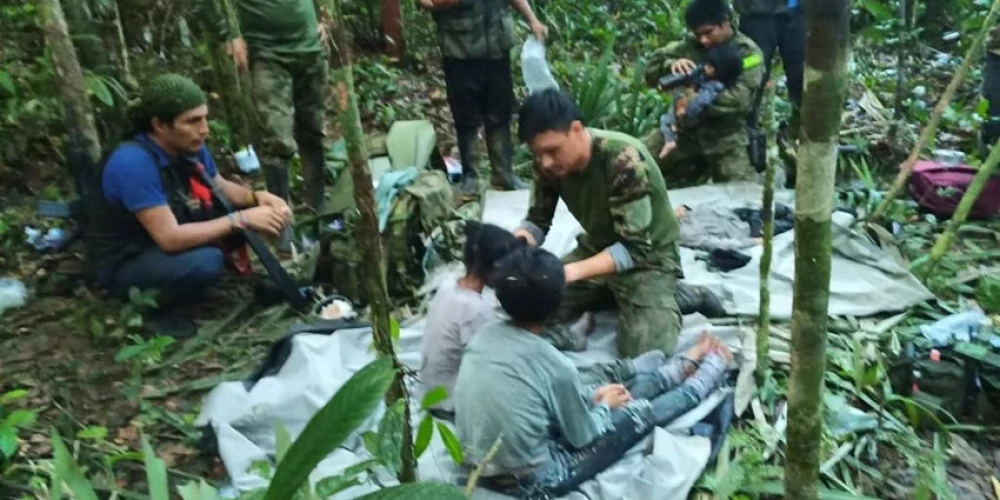 Это чудо: четверых детей с разбившегося в джунглях Колумбии самолета нашли живыми спустя 40 дней
