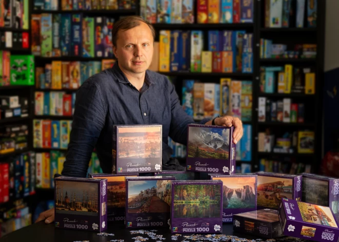 Latvijā sāk ražot puzles ar Latvijas un Ukrainas mākslinieku darbiem