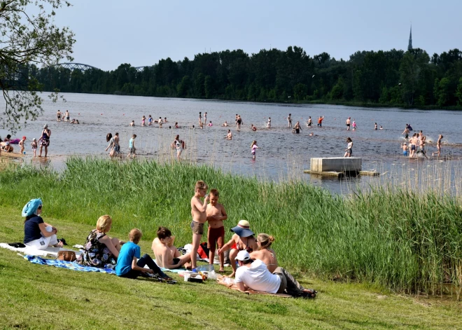 Синоптики рассказали, где самая теплая вода в местах купания в Риге