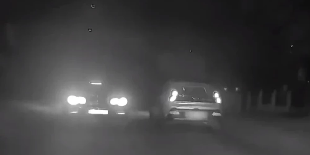 Погоня в Резекне за несовершеннолетним водителем.