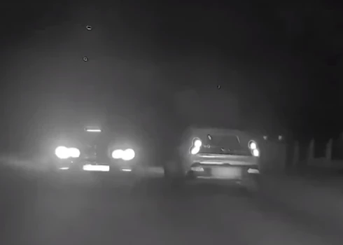 Погоня в Резекне за несовершеннолетним водителем.