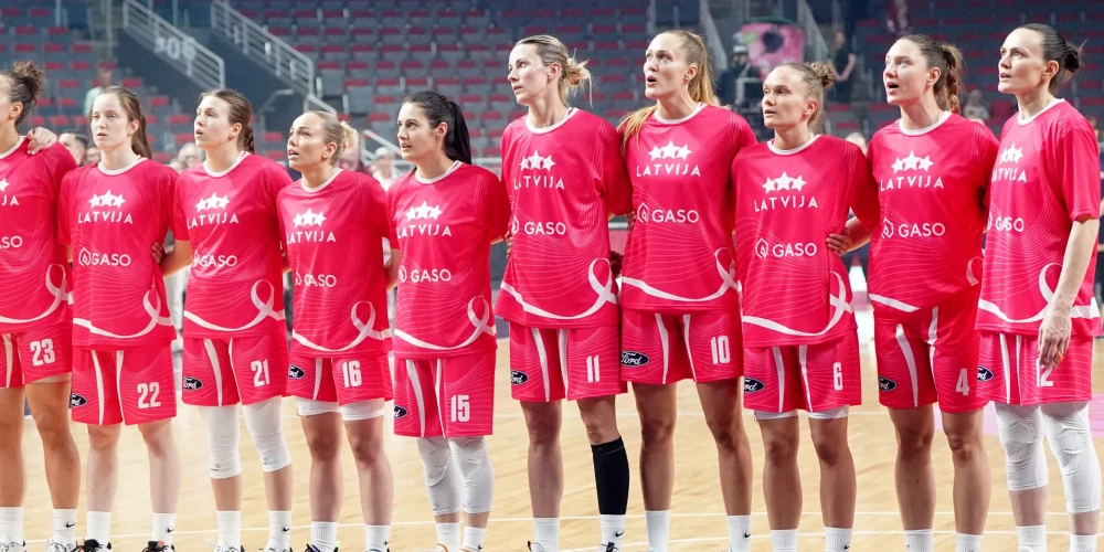 Latvijas sieviešu basketbola izlase ar maču pret favorītēm šovakar sāks Eiropas čempionātu
