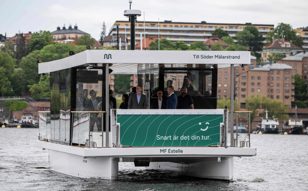 Stokholmā sācis darboties pirmais pašbraucošais pasažieru prāmis 
