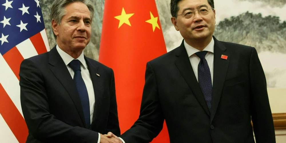  ASV valsts sekretārs ieradies vizītē Ķīnā