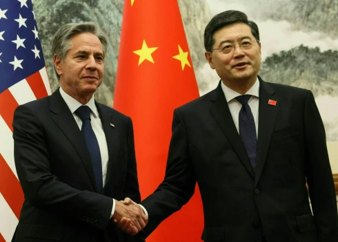  ASV valsts sekretārs ieradies vizītē Ķīnā