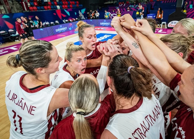 Latvijas basketbolistēm Eiropas čempionāts ir beidzies