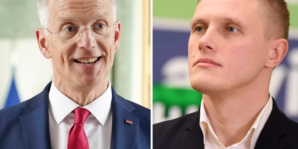 Кришьянис Кариньш и Янис Домбрава.