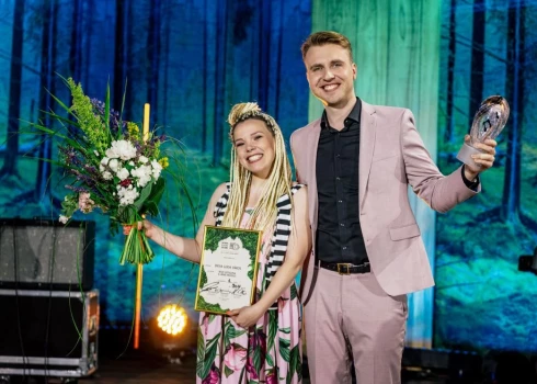 Ieva Sutugova un Jānis Moisejs.