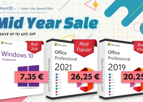 Keysoff piedāvā "Office 2021 Pro Plus" par 13,85 €/PC!