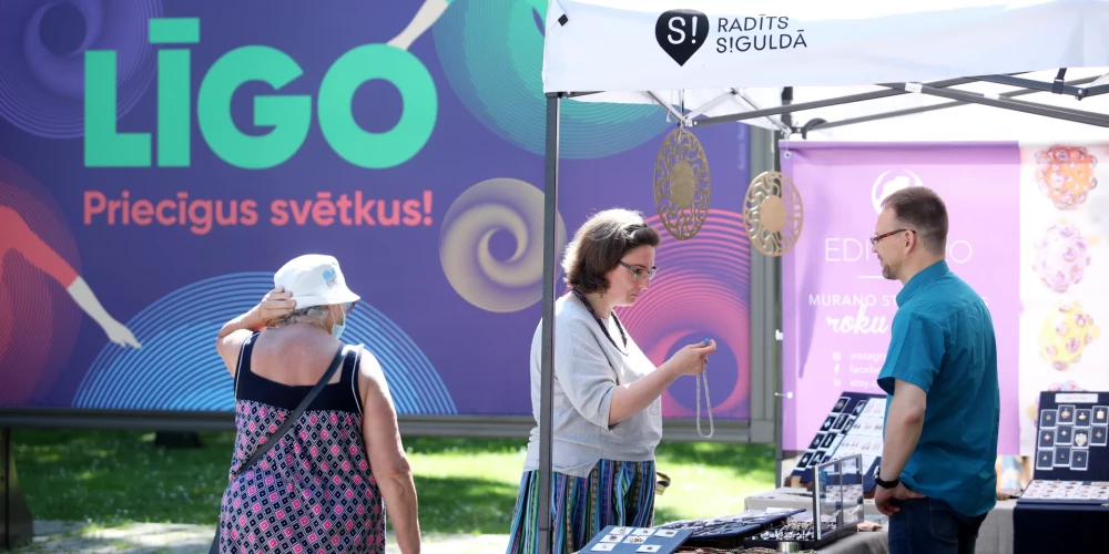 Базарчик Лиго в Верманском парке